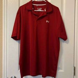 Under Armour xlarge red polo